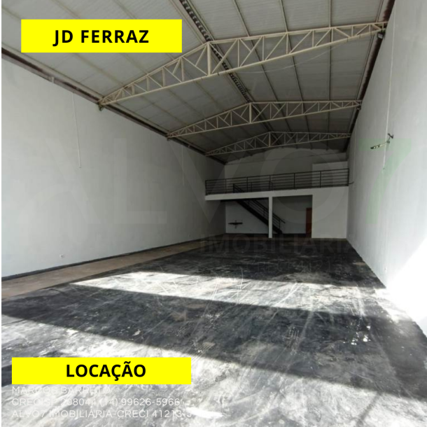 LOCAÇÃO BARRACÃO COMERCIAL JD FERRAZ-1