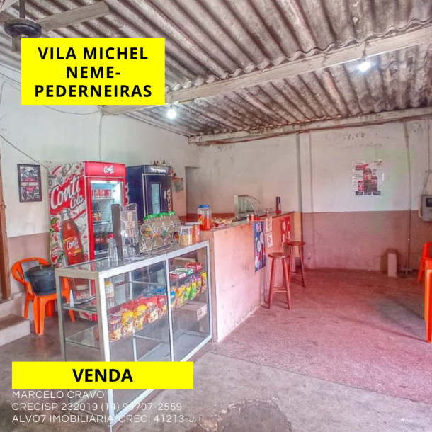 VENDA IMÓVEL COM PONTO COMERCIAL - PEDERNEIRAS VILA MICHEL NEME-1