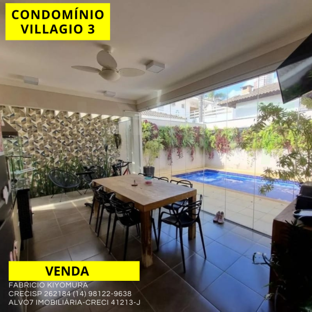 VENDA IMÓVEL RESIDENCIAL VILLAGIO 3-1