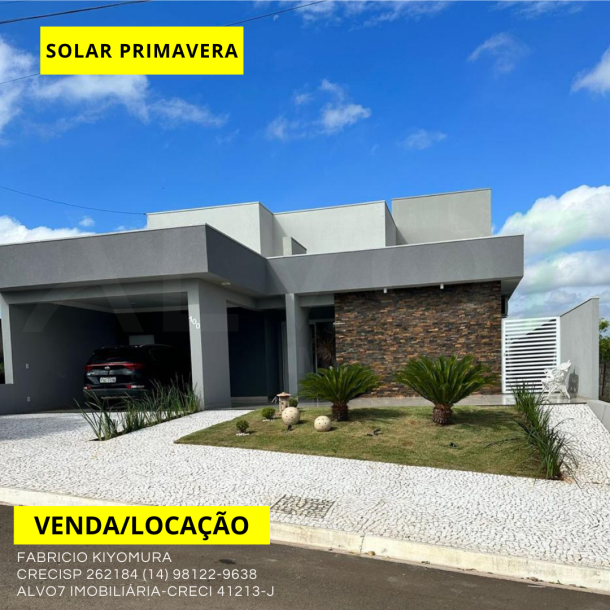 VENDA IMÓVEL CONDOMÍNIO RESIDENCIAL SOLAR PRIMAVERA-1