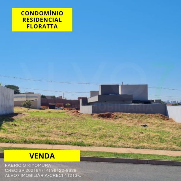 VENDA TERRENO CONDOMÍNIO RESIDENCIAL FLORATTA-1